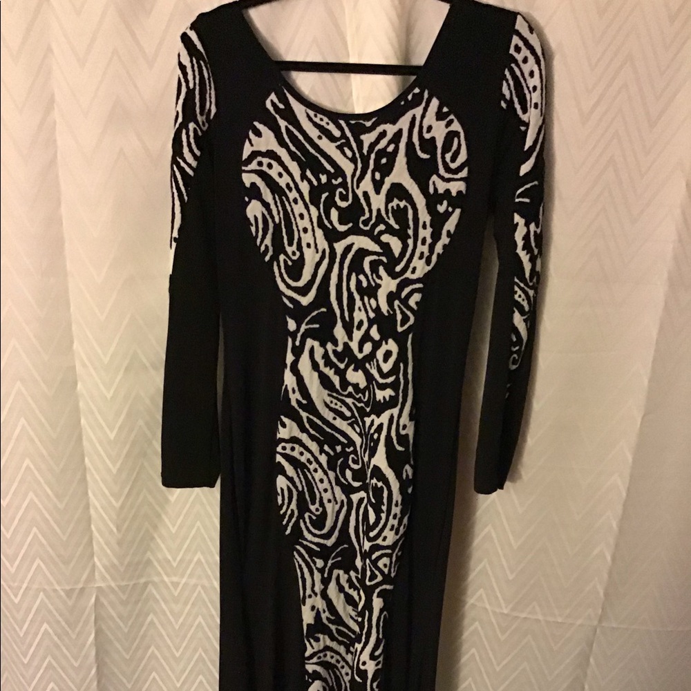 Black and white dress